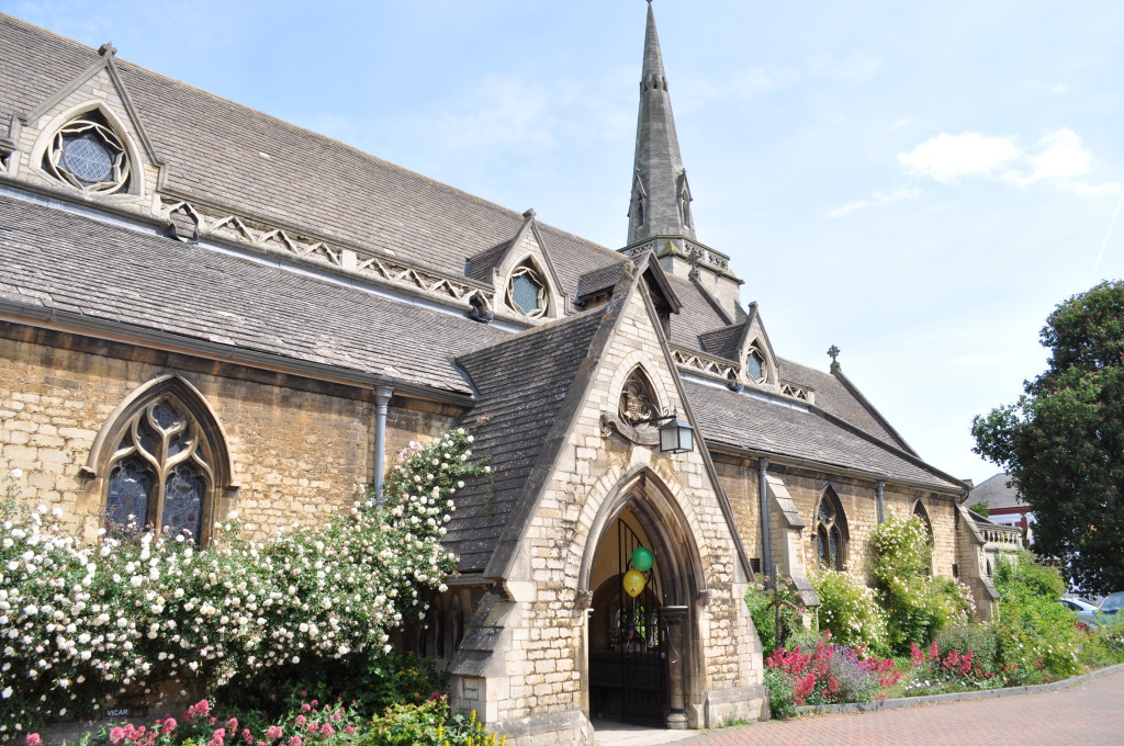 An image showing the outside of St Mark's Church Peterborough. 